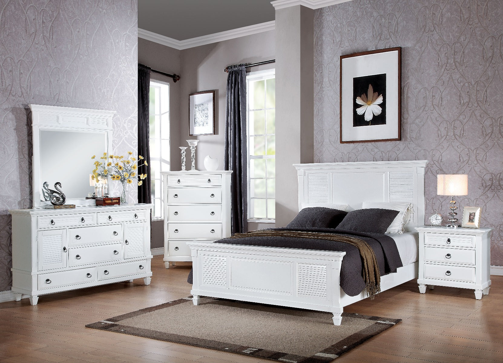 Merivale White Chest - Ornate Home