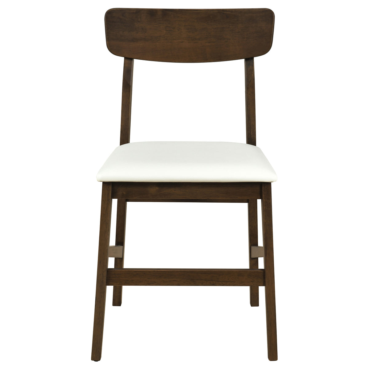 Merrin White And Walnut Dining Side Chair Off (Set Of 2) - Ornate Home