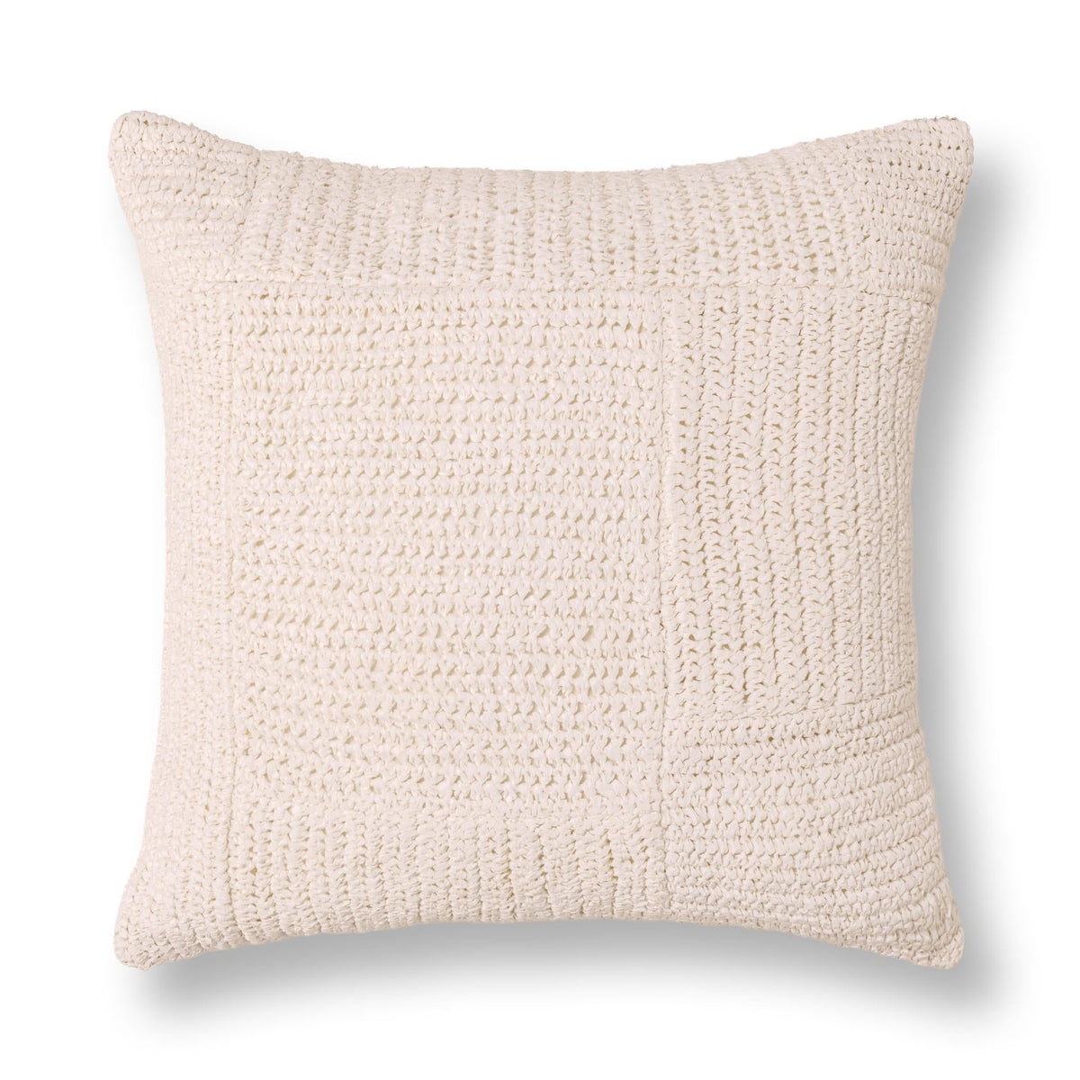 Merrit Ivory 20"x20" Throw Pillow (Set of 2)