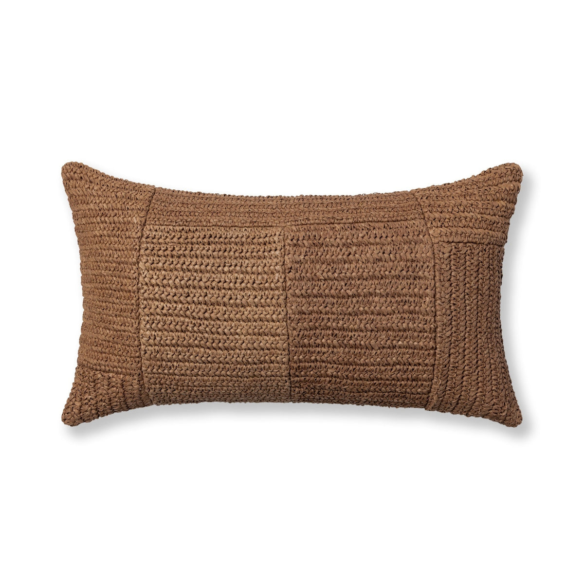 Merritt Amber Brown 14"x26" Throw Pillow (Set of 2)