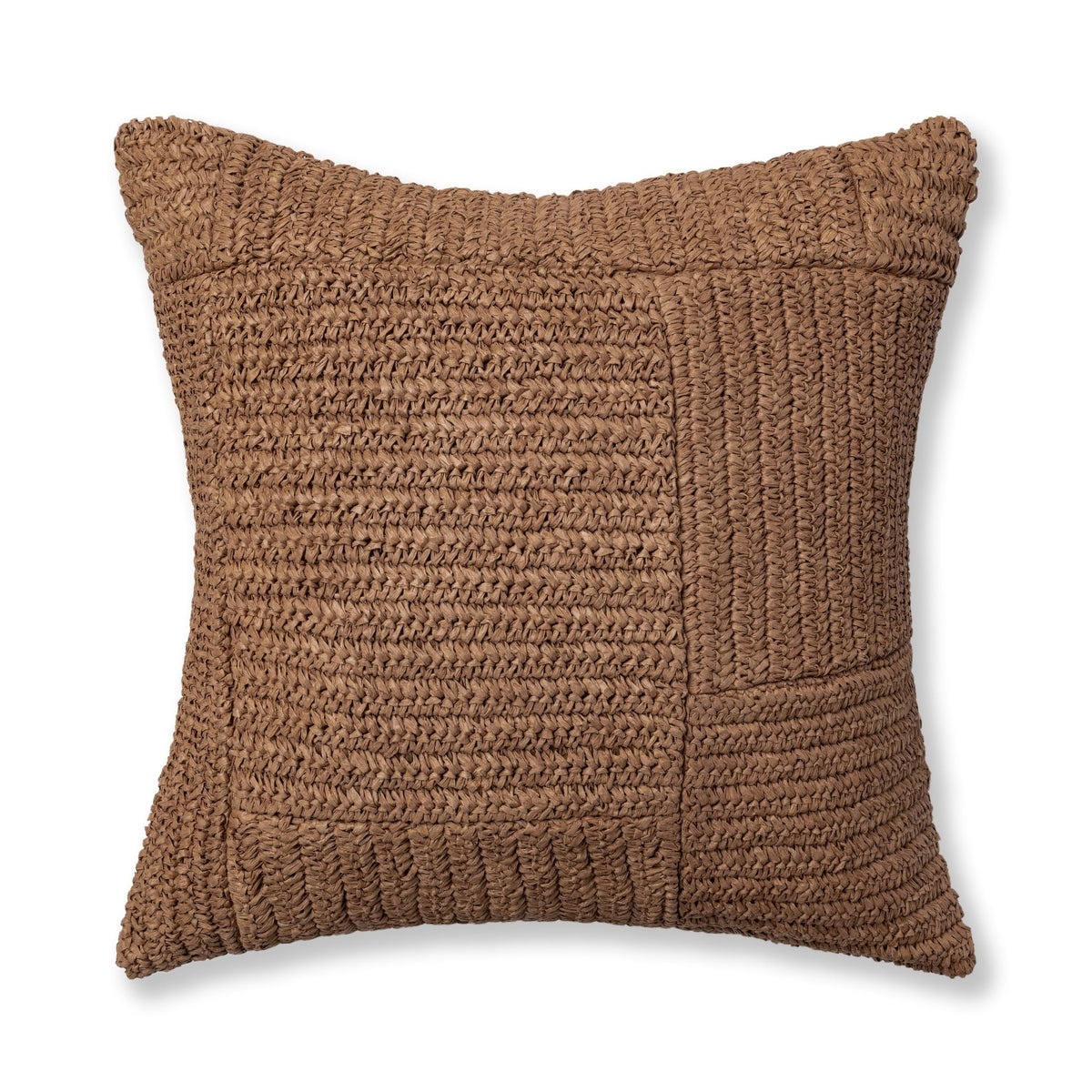 Merritt Amber Brown 22"x22" Throw Pillow (Set of 2)