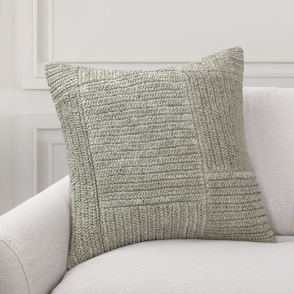 Merritt River Sage 22"x22" Throw Pillow (Set of 2)