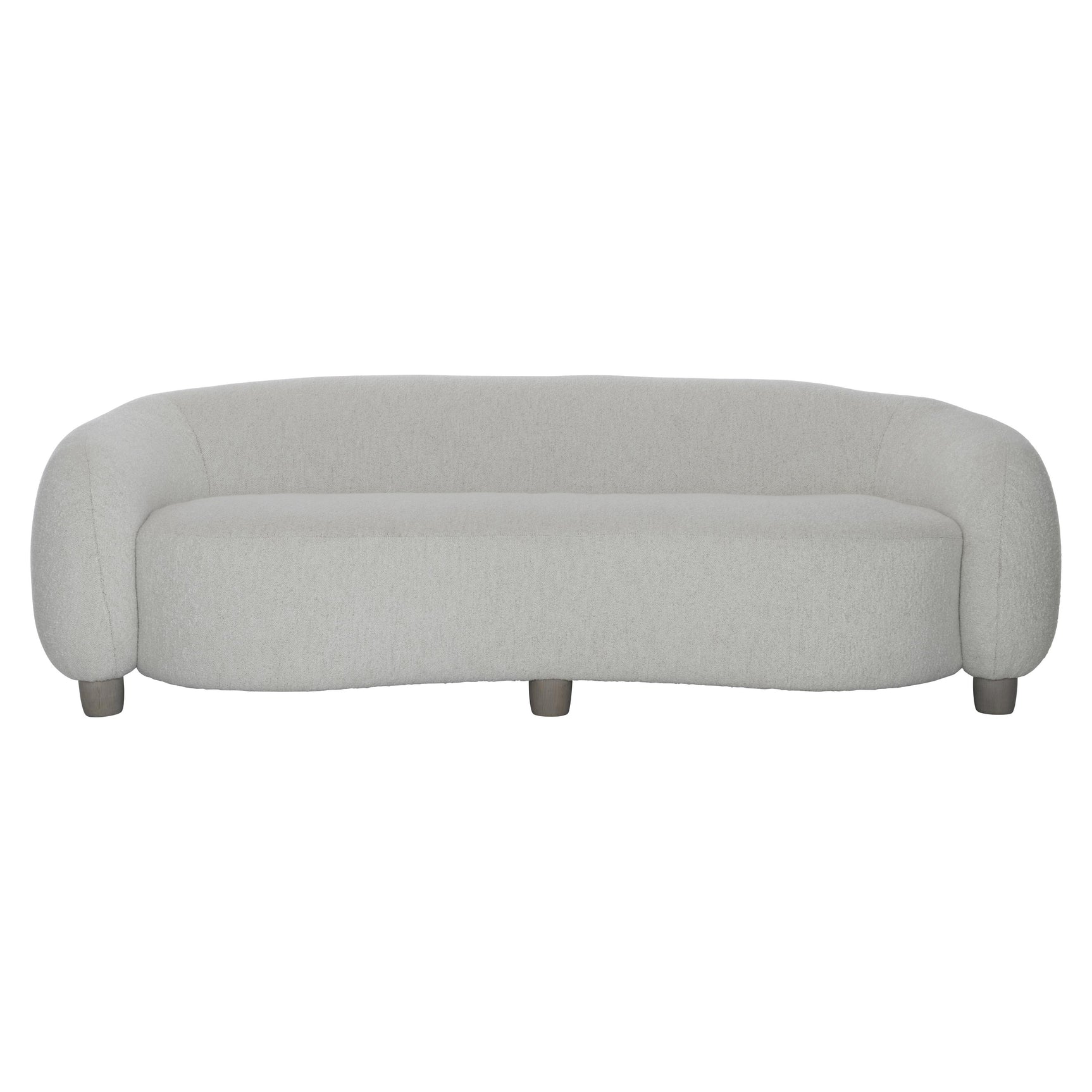 Merritt White/Cream/Grey Fabric Sofa - Ornate Home