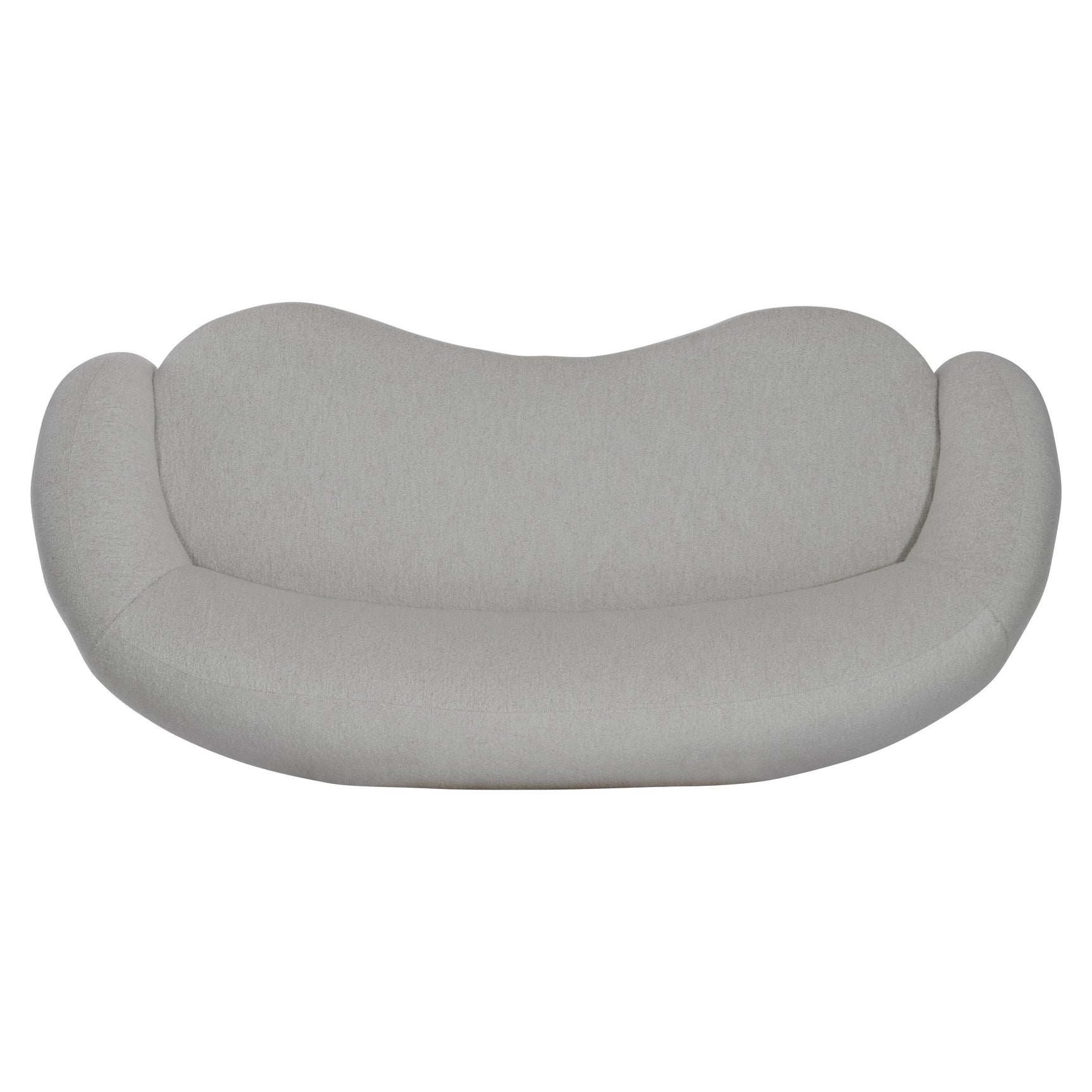 Merritt White/Cream/Grey Fabric Sofa - Ornate Home