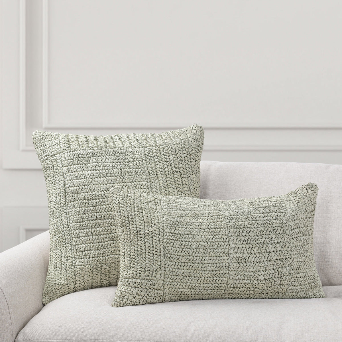 Merritt Willow Green 14"x26" Throw Pillow (Set of 2)