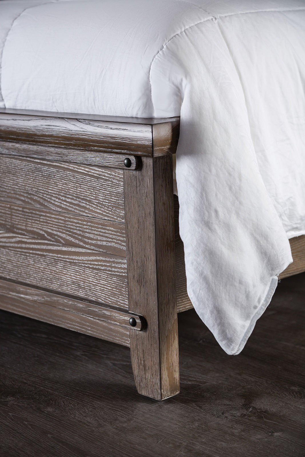 Merthyr Brown Queen Bed - Ornate Home