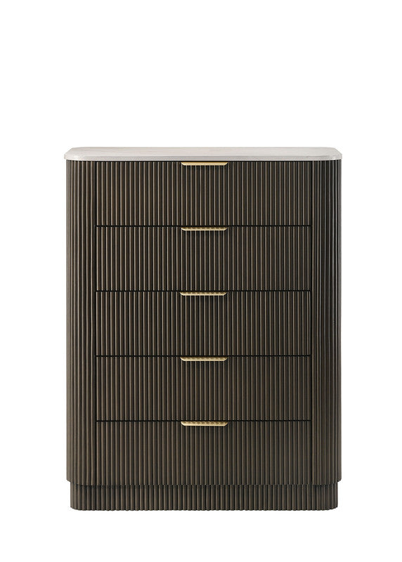 Merthyr Dark Walnut Chest - Ornate Home