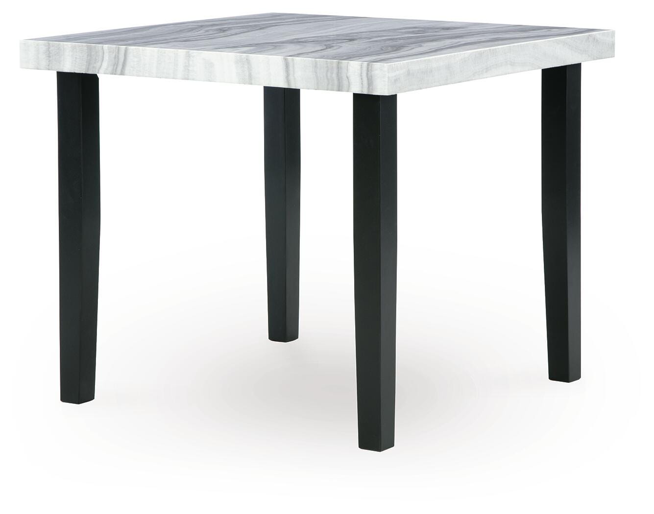 Mervannie Gray/Black Counter Height Dining Table - Ornate Home