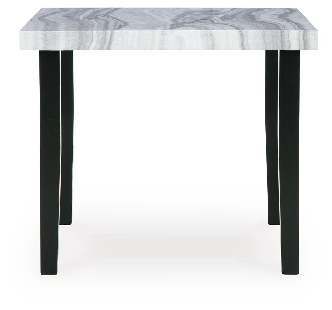 Mervannie Gray/Black Counter Height Dining Table - Ornate Home
