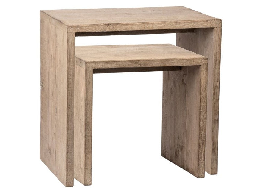 Merwin Light Warm Wash Nesting Tables - Ornate Home