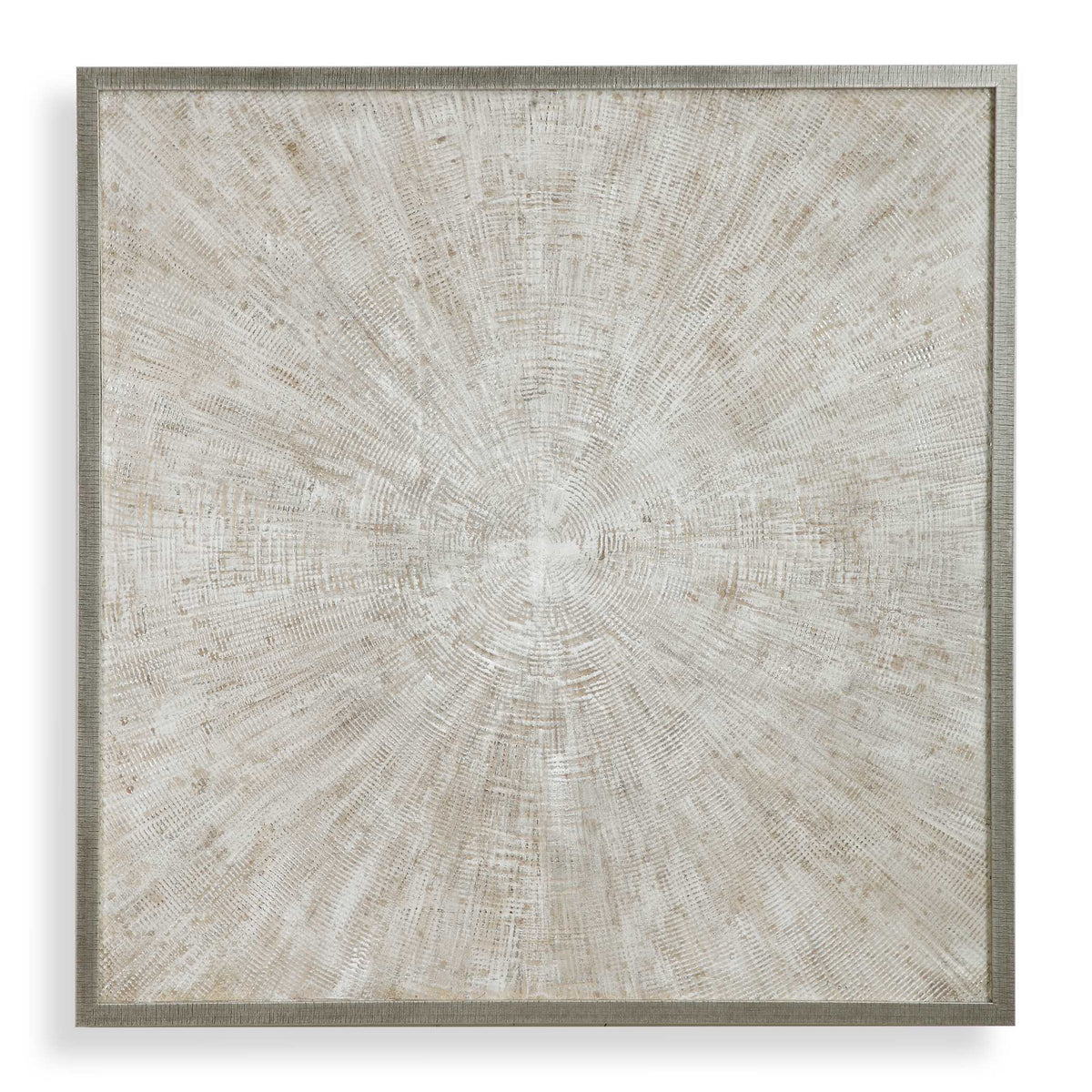 Mesmerize Brown/Silver/White Abstract Art - Ornate Home