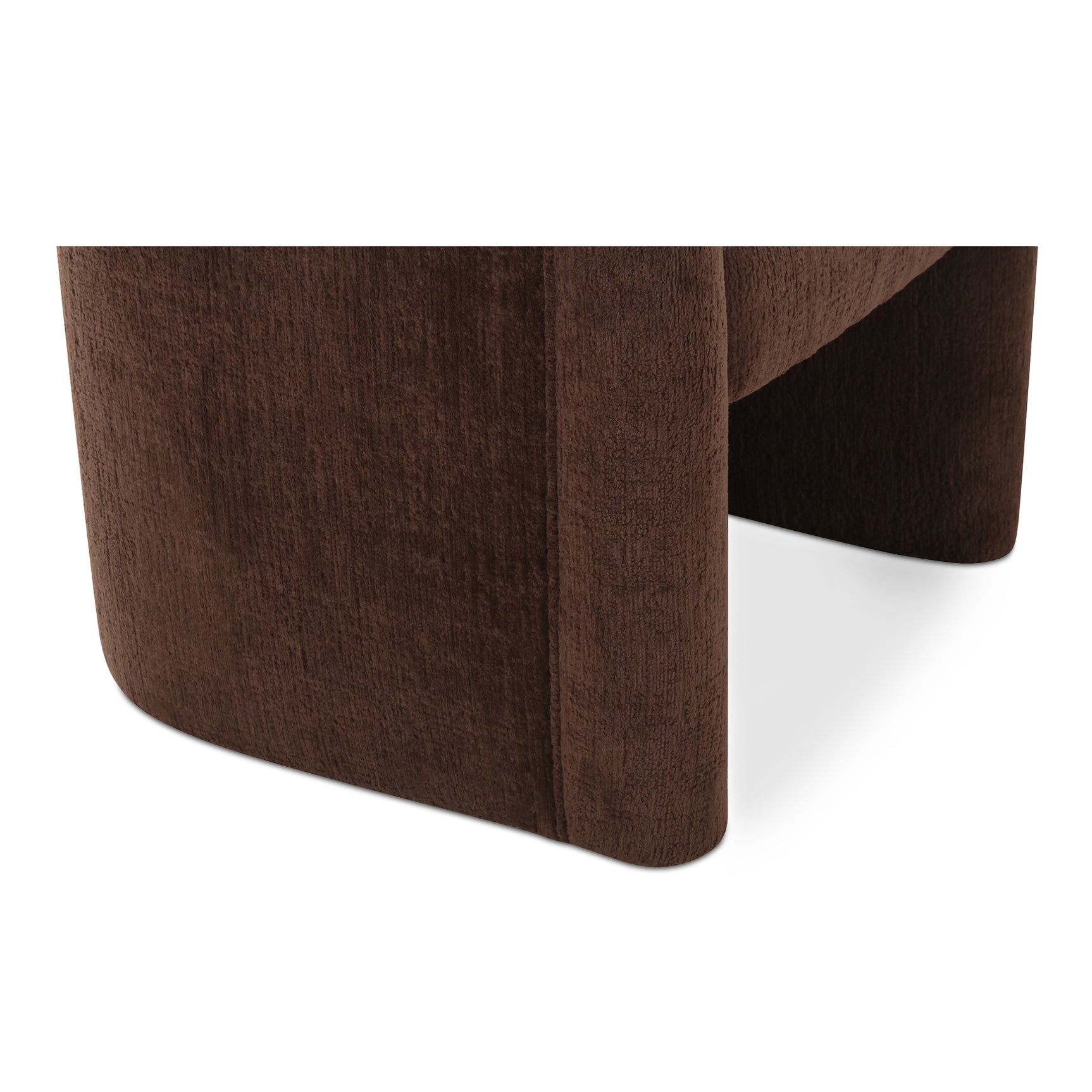 Mesto Dark Brown Rolling Dining Chair - Ornate Home