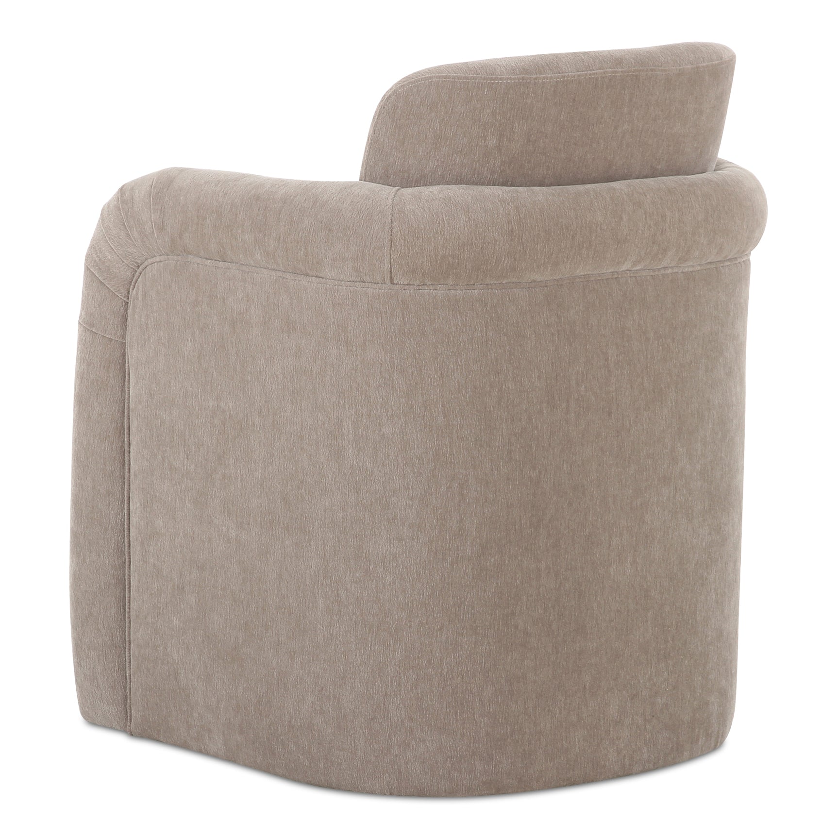 Mesto Taupe Rolling Dining Chair - Ornate Home