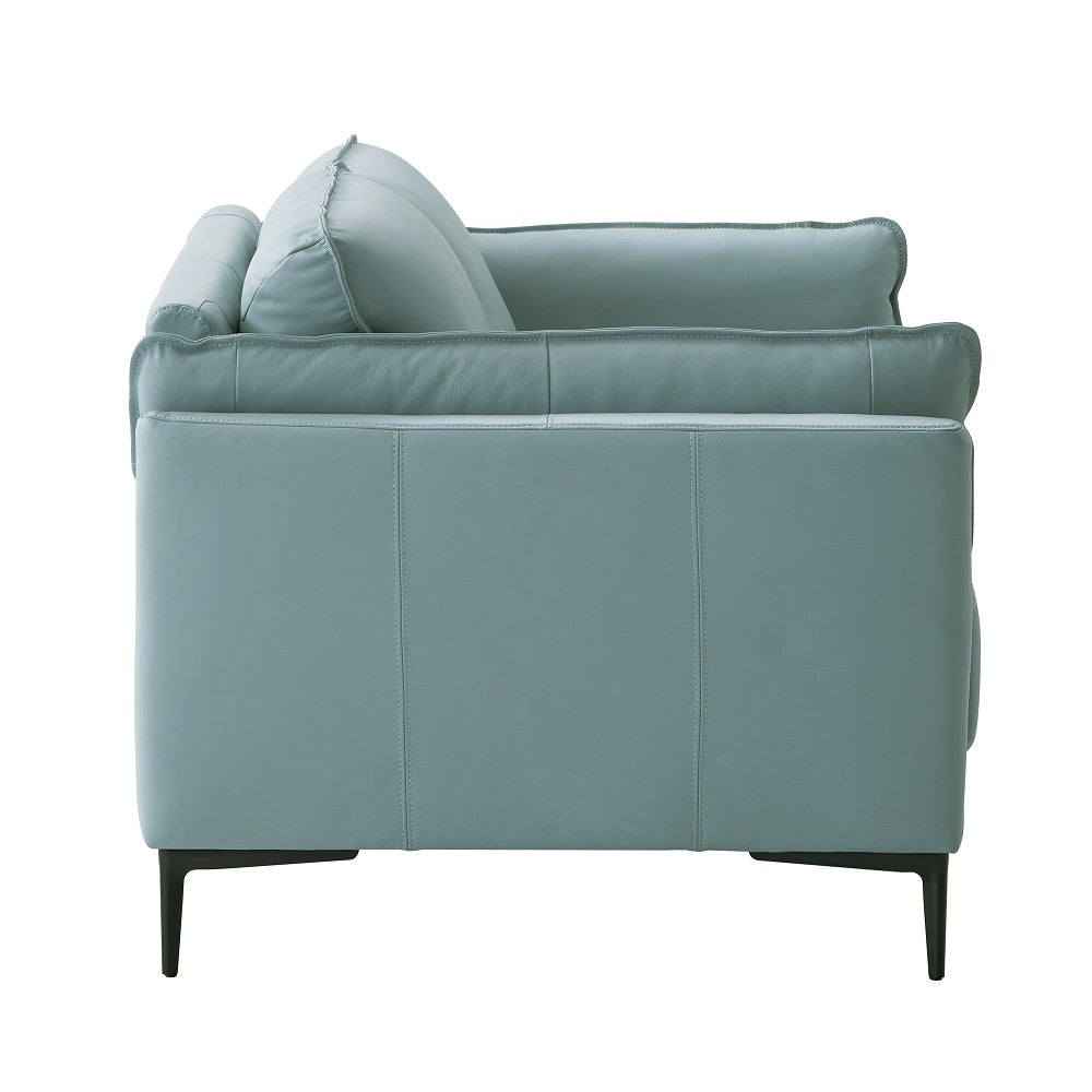 Mesut Light Blue Loveseat - Ornate Home