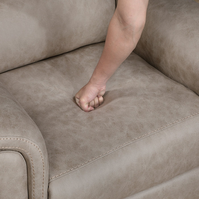 Metric Beige Reclining Chair - Ornate Home