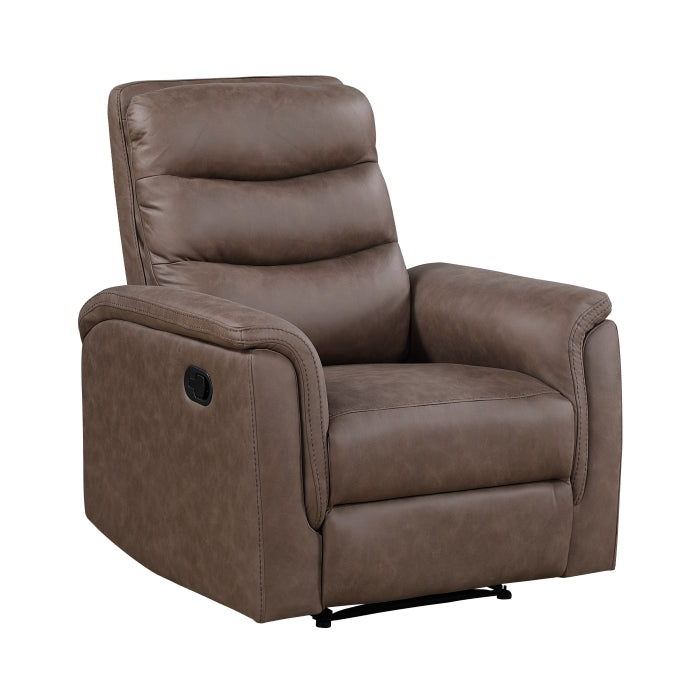 Metric Brown Reclining Chair - Ornate Home