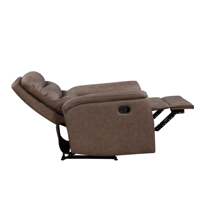 Metric Brown Reclining Chair - Ornate Home
