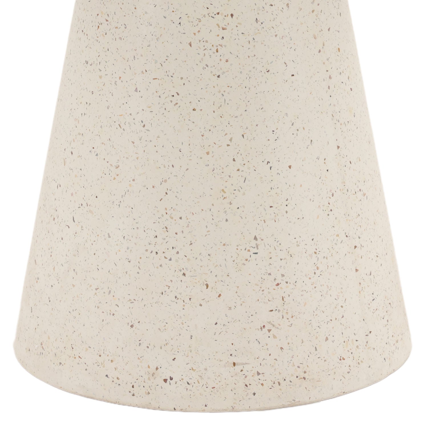 Mia Natural/White Outdoor Side Table - Ornate Home