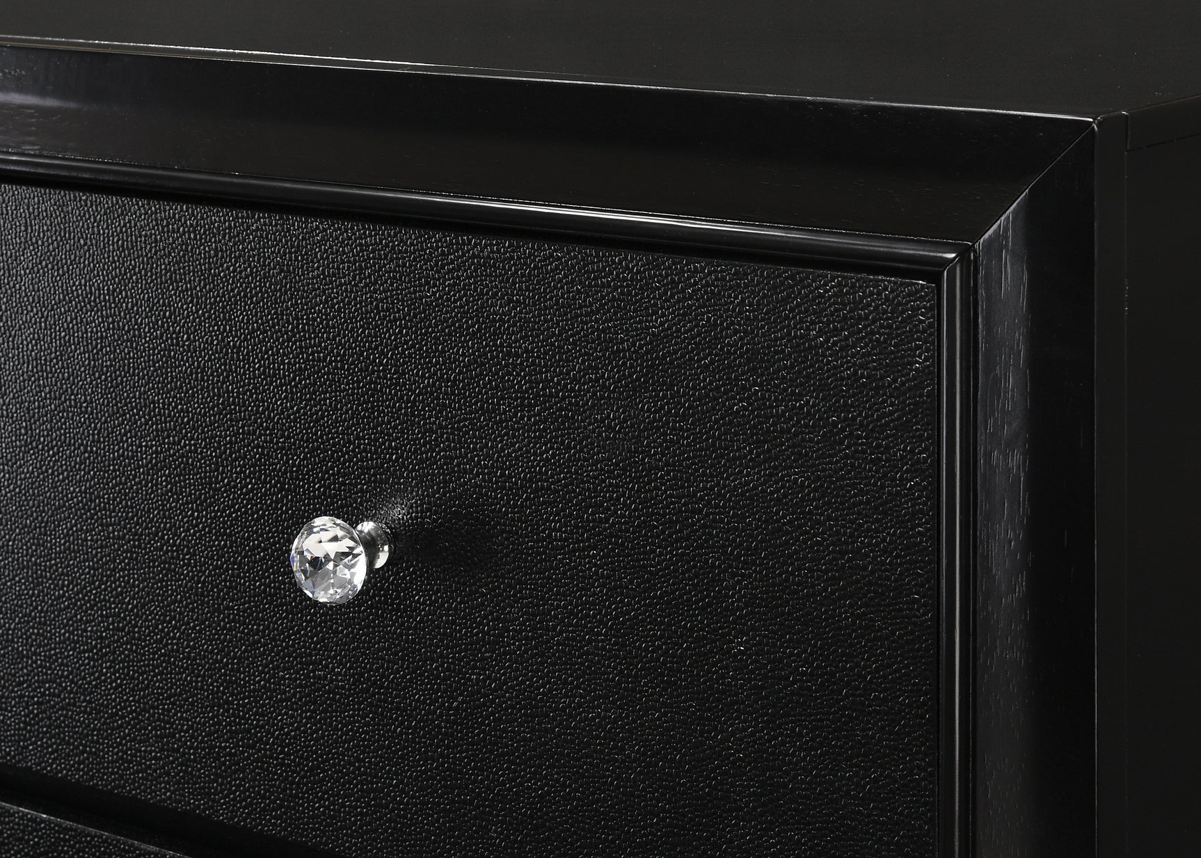 Micah Black LED Panel Bedroom Set - Ornate Home