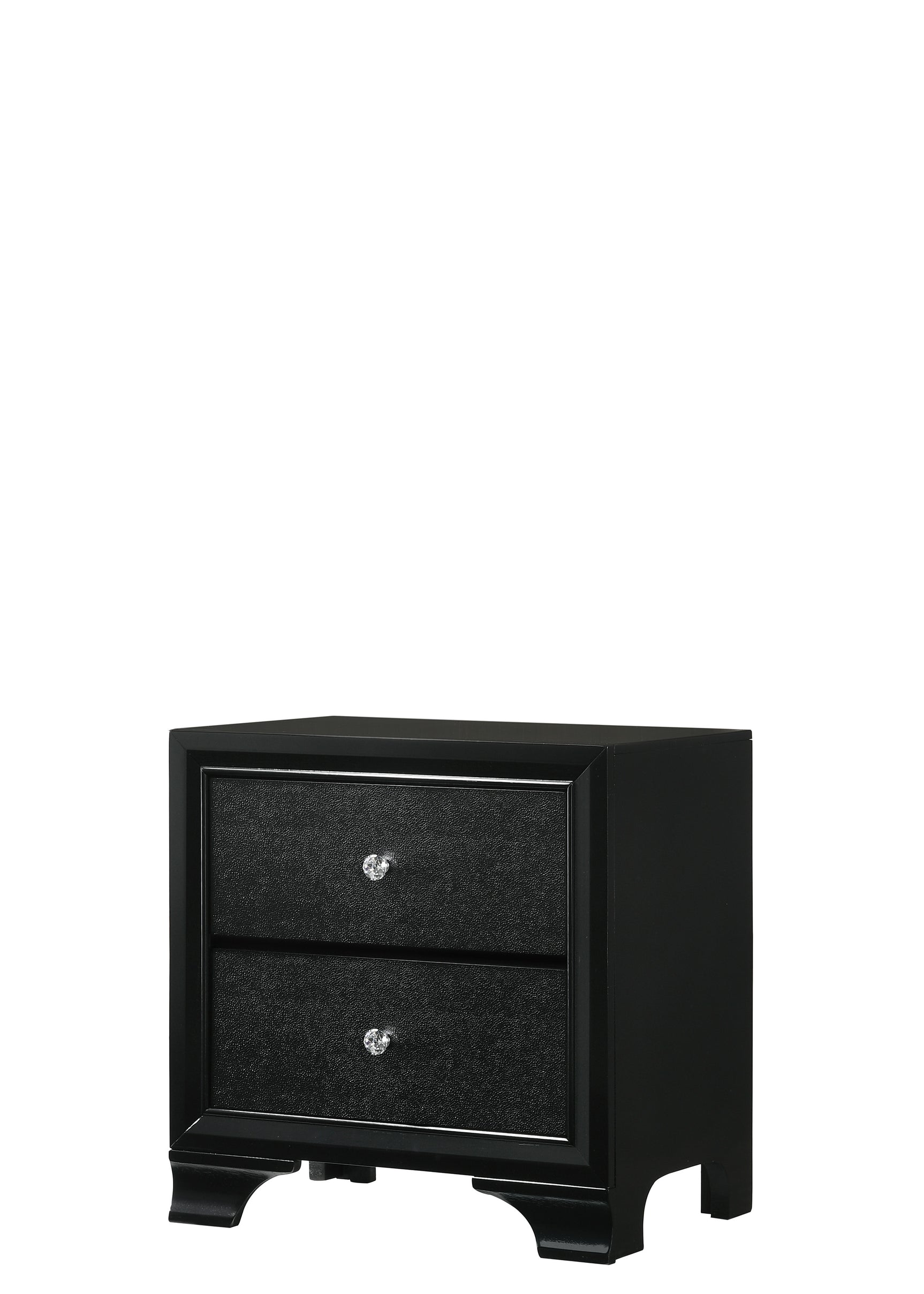 Micah Black LED Panel Bedroom Set - Ornate Home