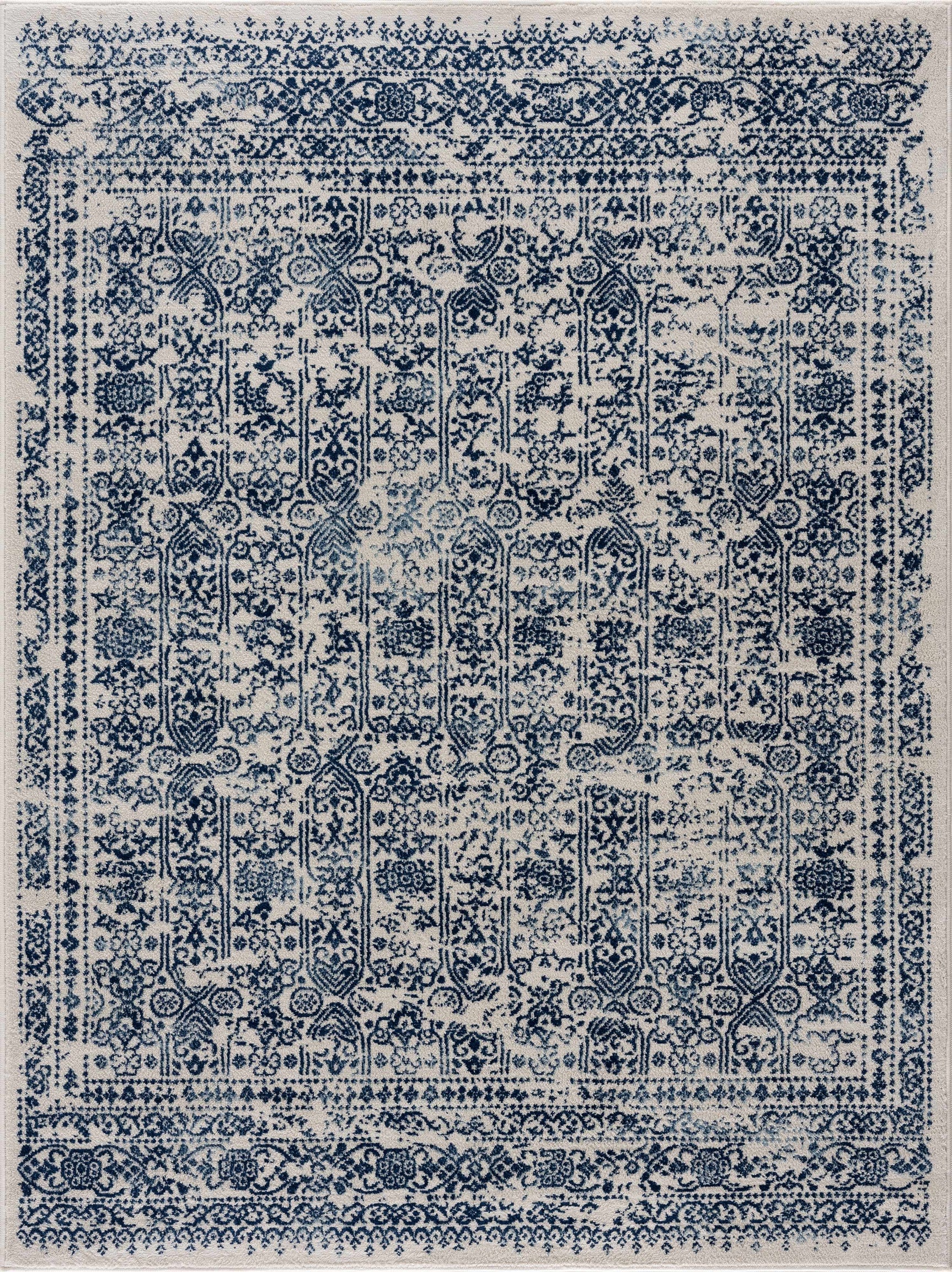 Michie Blue Area Rug - Clearance - Ornate Home