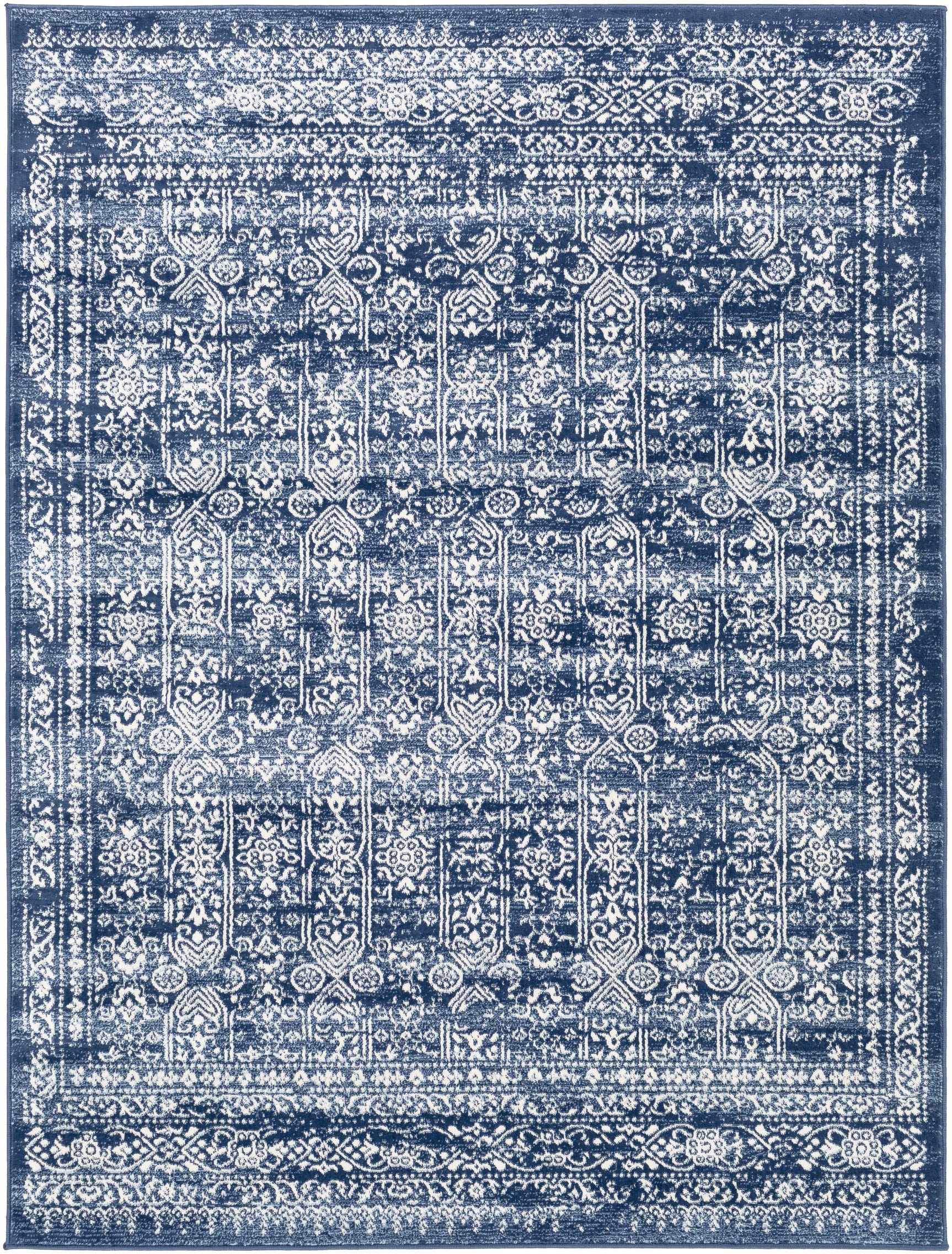 Michie Dark Blue Area Rug - Clearance - Ornate Home