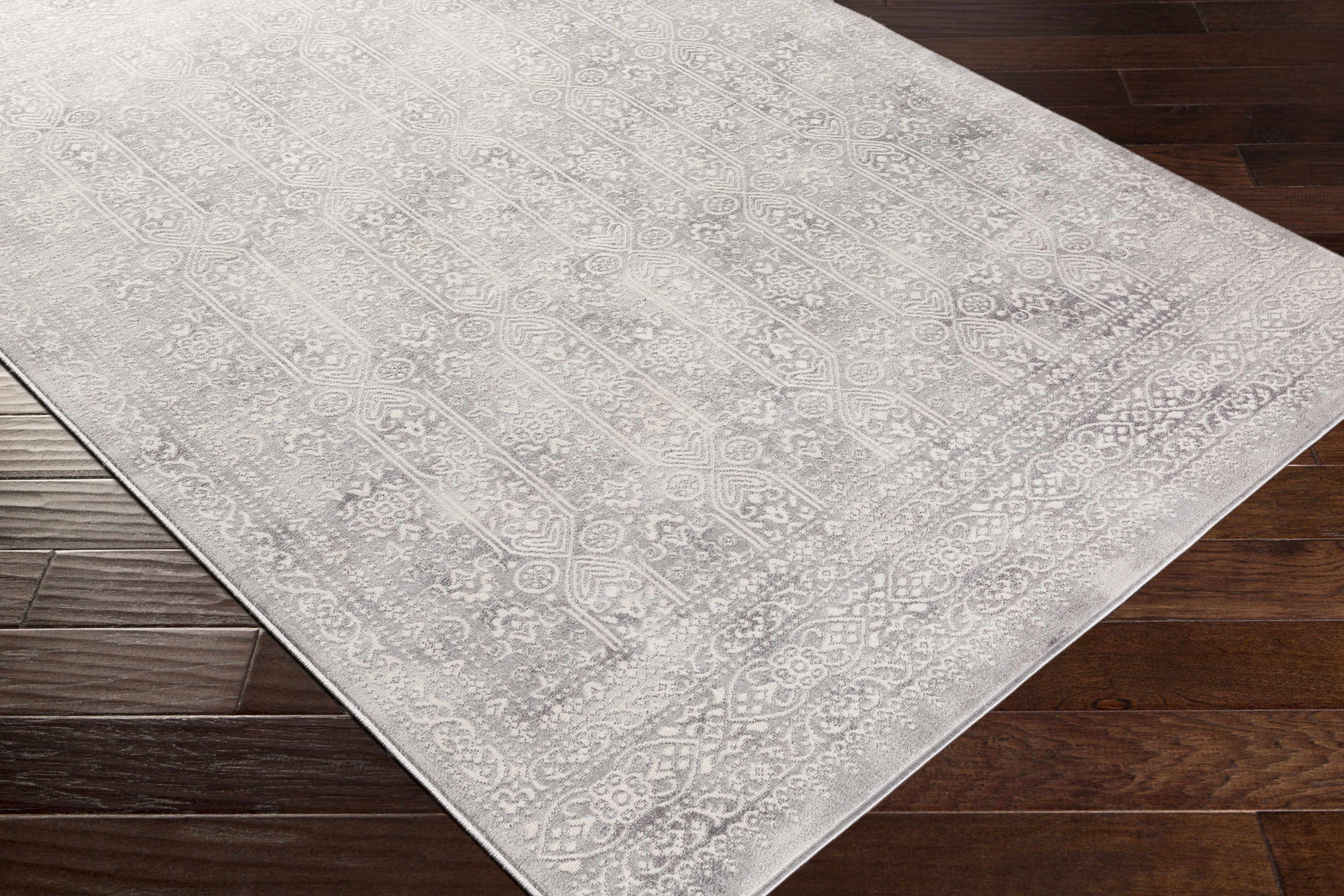 Michie Gray Area Rug - Ornate Home