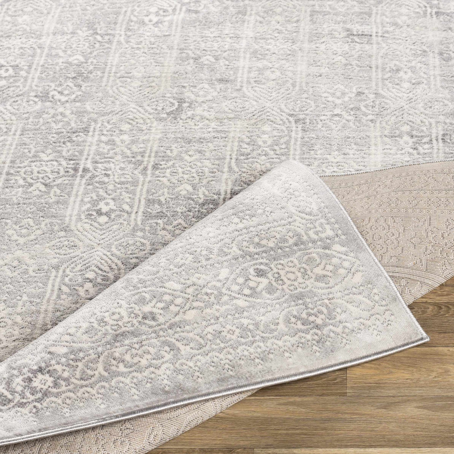 Michie Gray Area Rug - Ornate Home