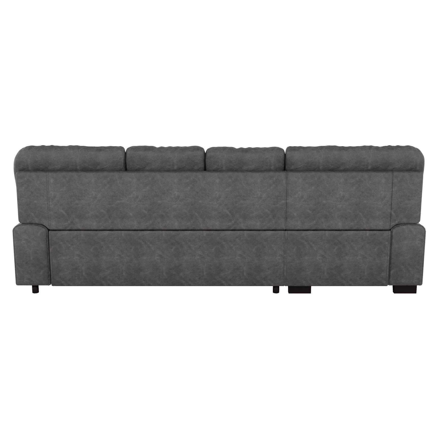 Michigan Dark Gray 2-Piece Sectional with Left Chaise - Ornate Home