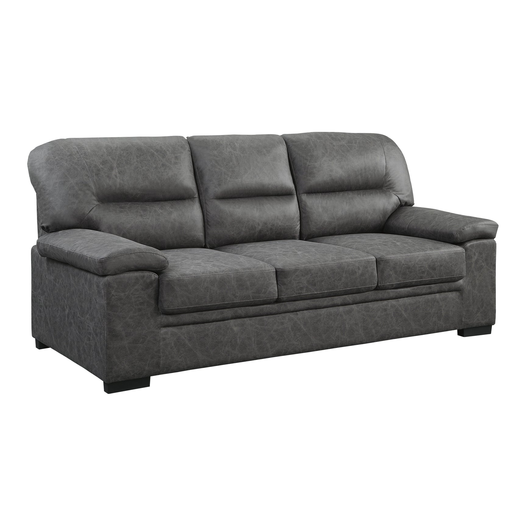 Michigan Dark Gray Sofa & Loveseat - Ornate Home