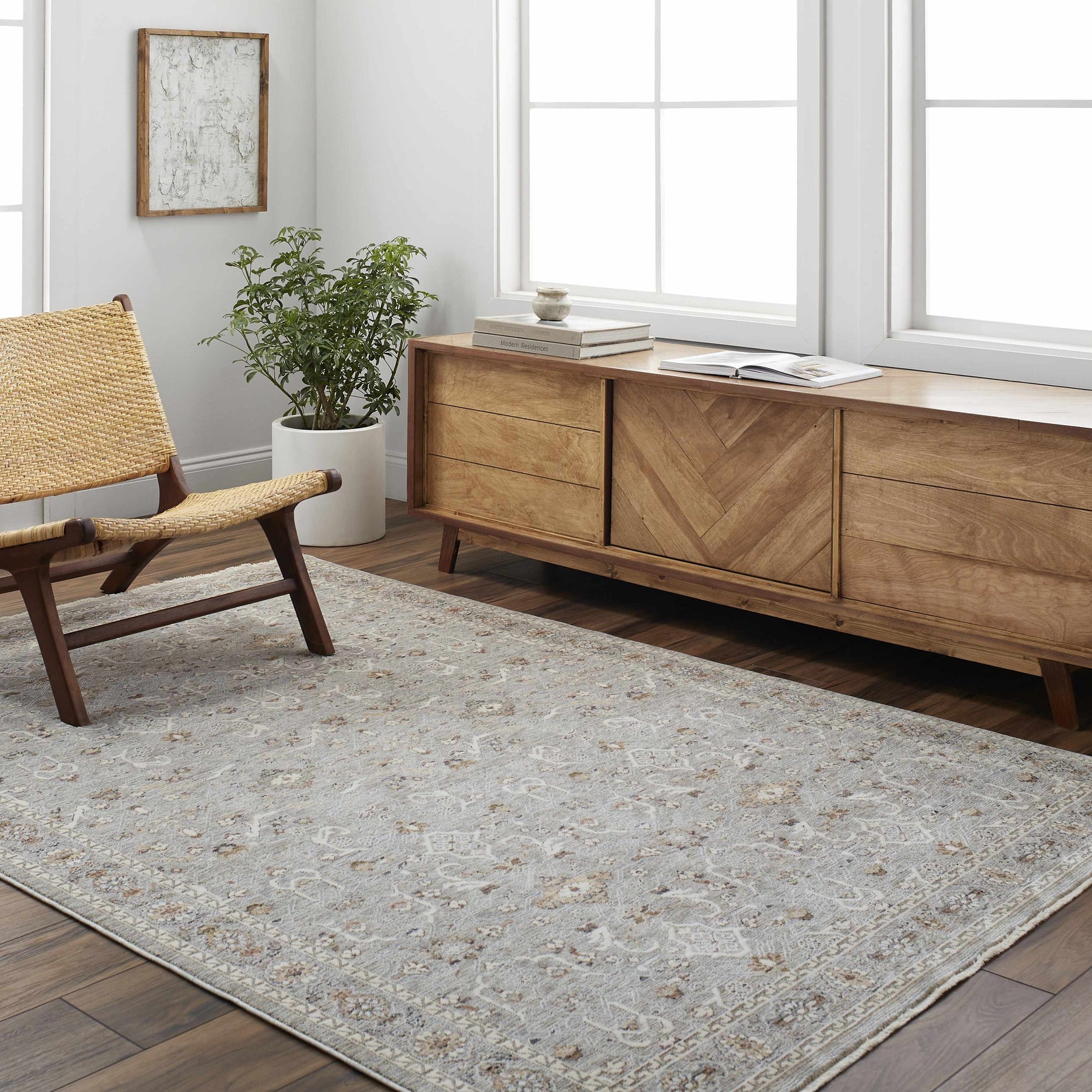Micol Carved Statement Rug - Clearance - Ornate Home