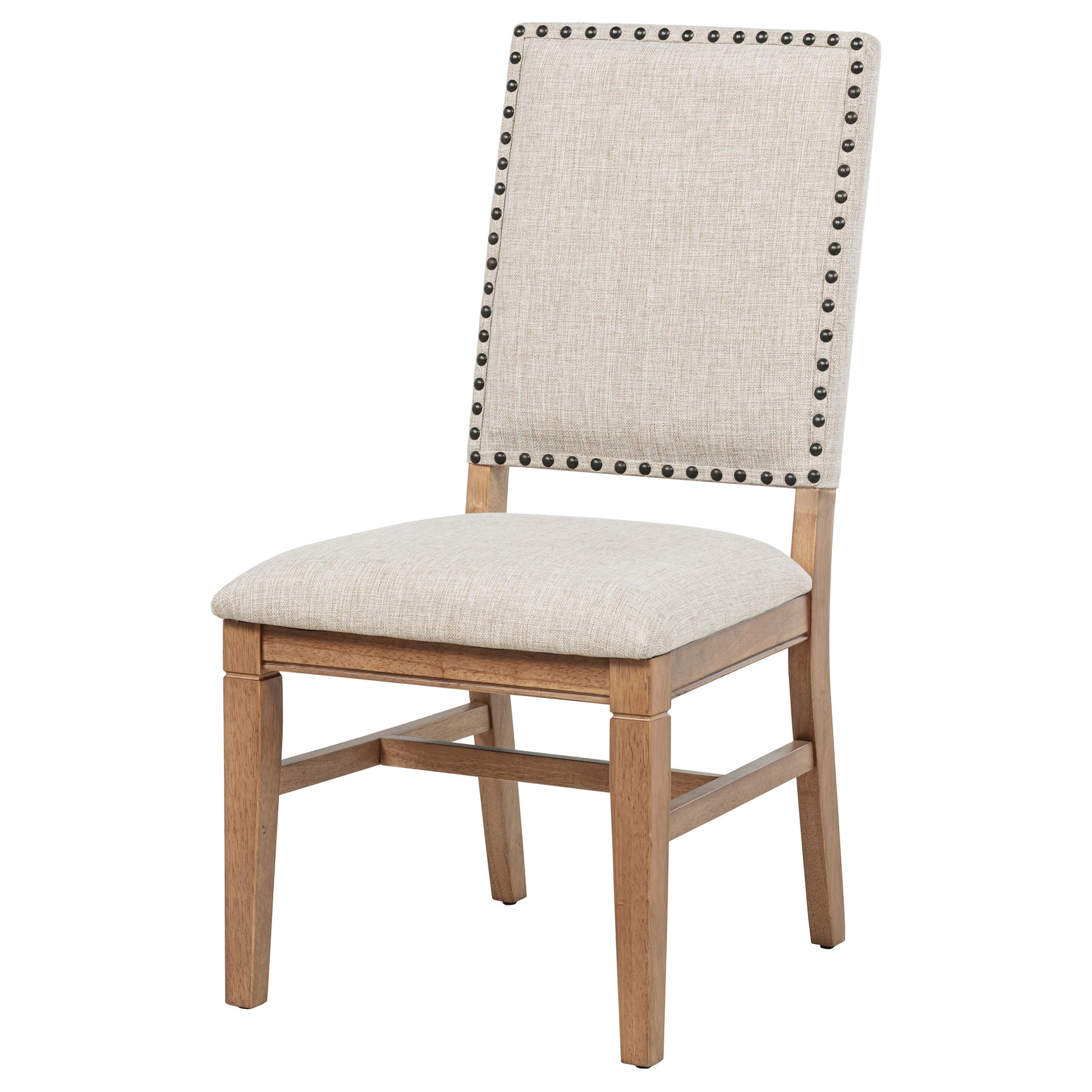 Middleton Beige Upholstered Dining Side Chair (Set of 2) - Ornate Home