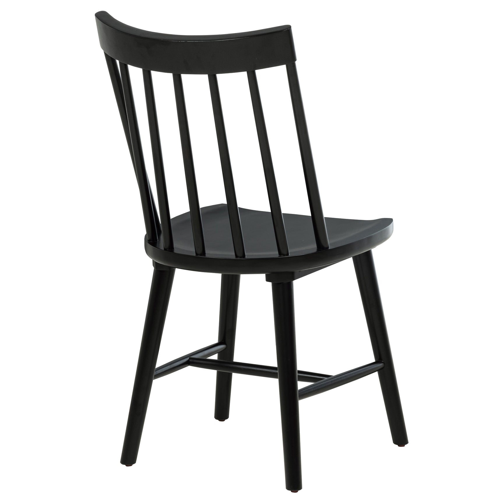Middleton Black Solid Wood Dining Side Chair (Set of 2) - Ornate Home