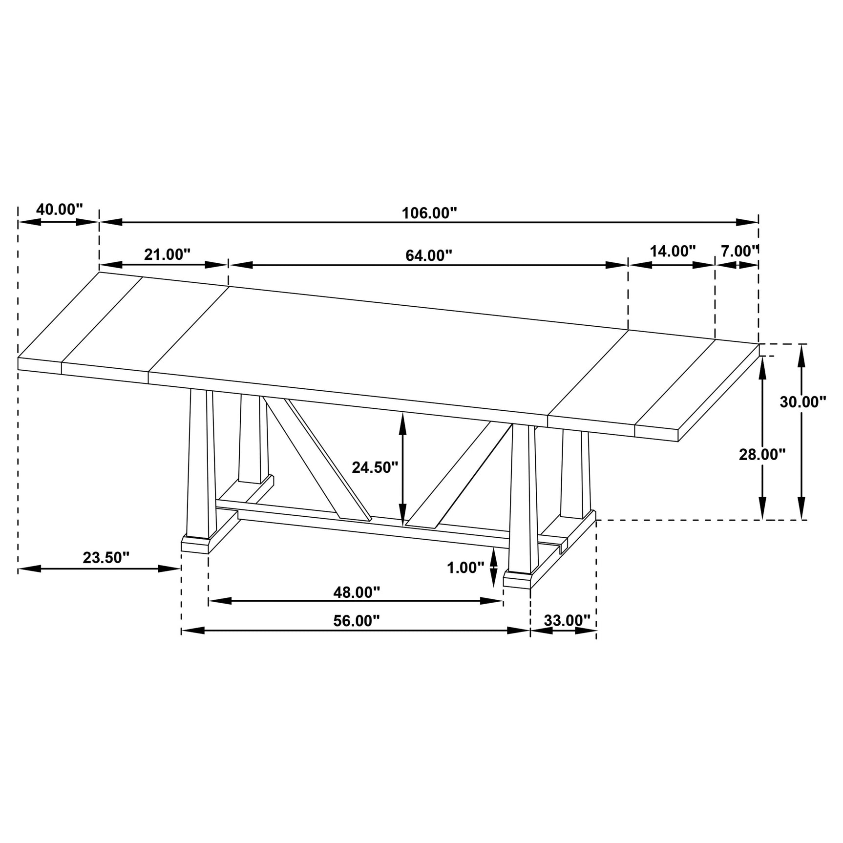 Middleton Brown and Black 10-piece Extension Leaf Dining Set - Ornate Home