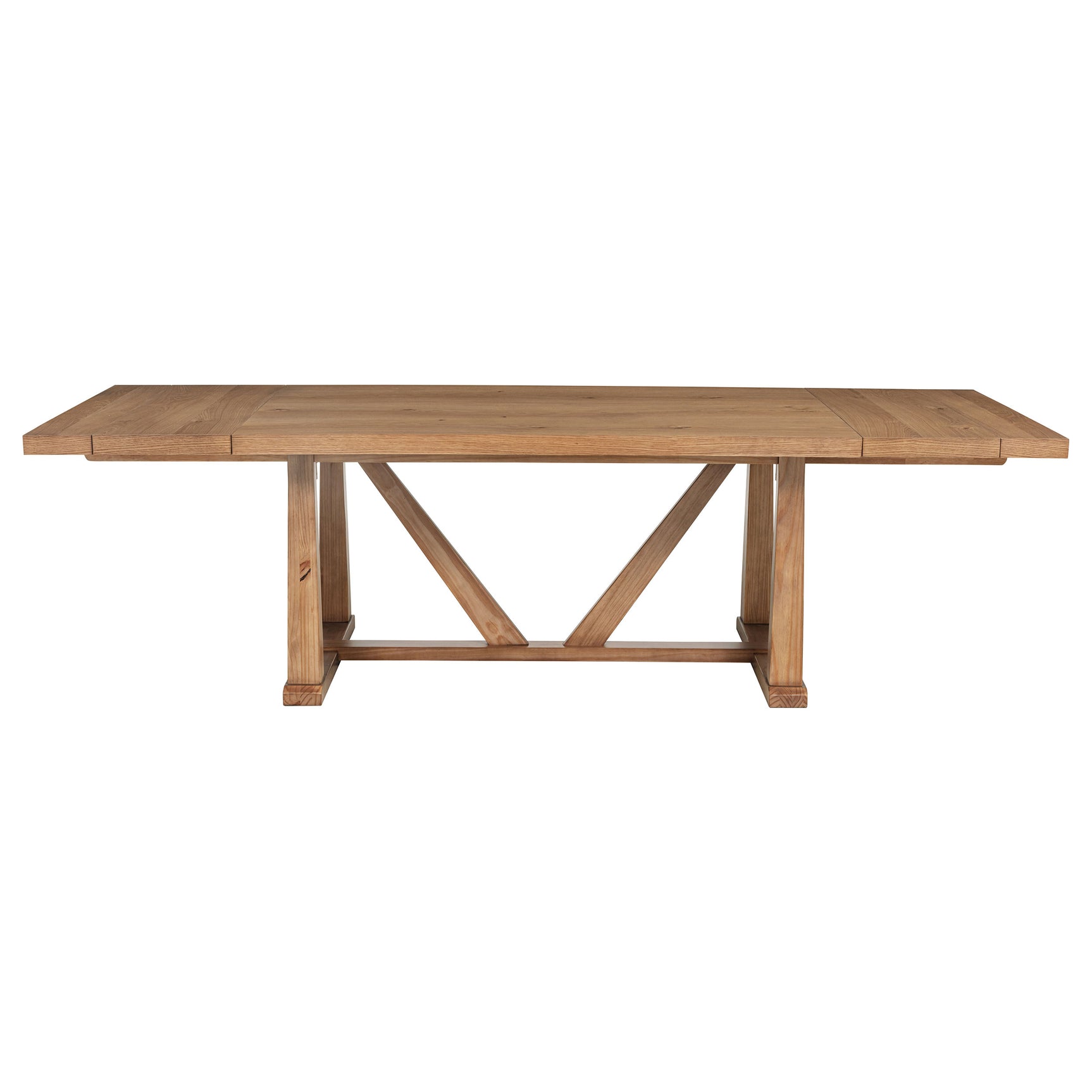 Middleton Natural Brown 106-inch Extension Leaf Dining Table - Ornate Home