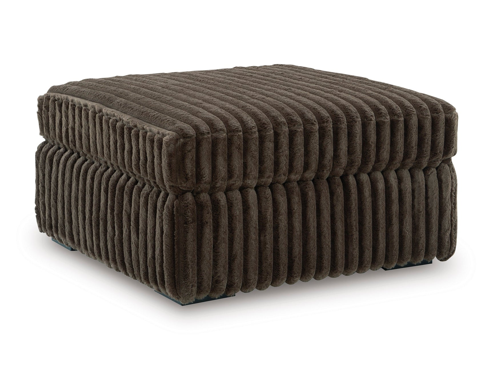 Midnight-Madness Chocolate Oversized Accent Ottoman (Online Special Price) - Ornate Home