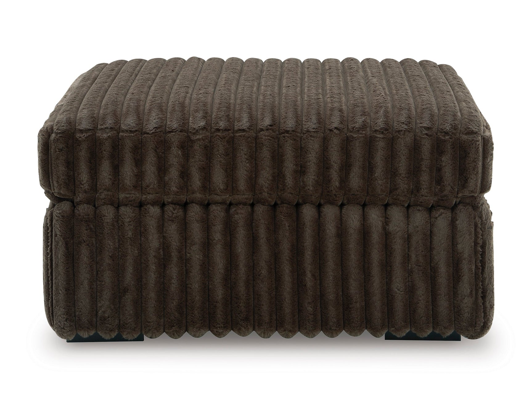 Midnight-Madness Chocolate Oversized Accent Ottoman (Online Special Price) - Ornate Home