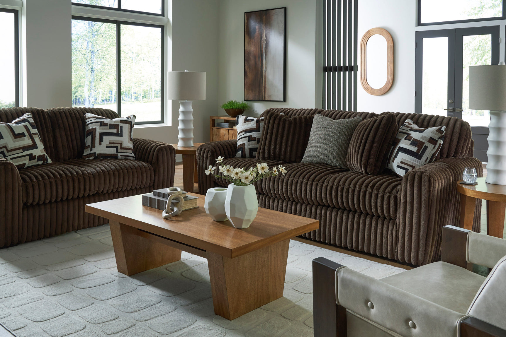 Midnight-Madness Chocolate Sofa (Online Special Price) - Ornate Home