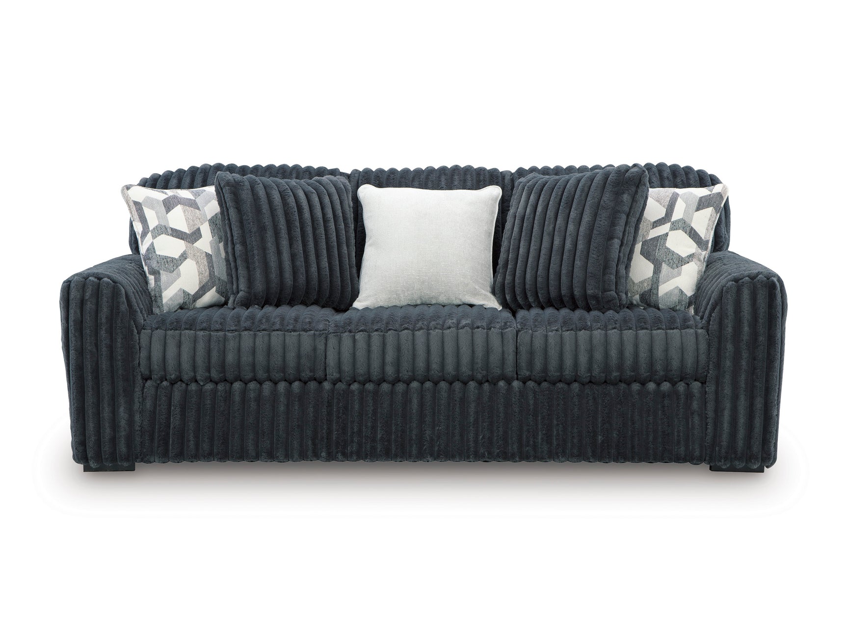 Midnight-Madness Gunmetal Sofa - Ornate Home