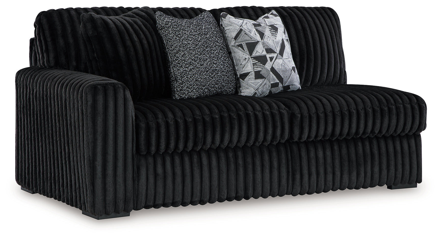 Midnight-Madness Onyx 4-Piece Sectional - Ornate Home