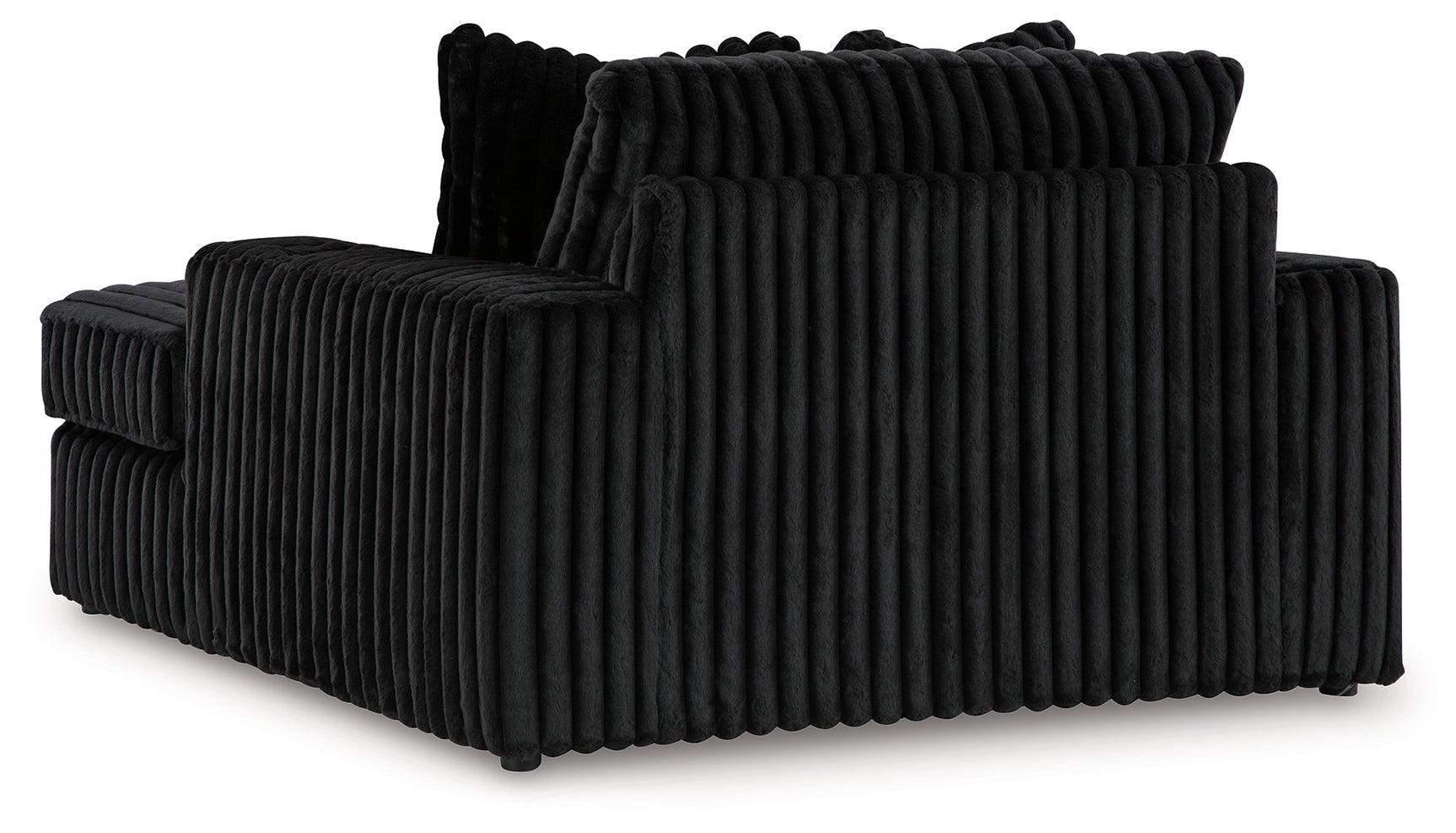 Midnight-Madness Onyx 4-Piece Sectional & Oversized Chaise (Online Special Price) - Ornate Home