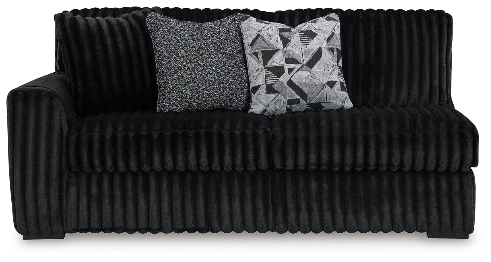 Midnight-Madness Onyx Corduroy Modular Sectional Units - Create your own Style - Ornate Home