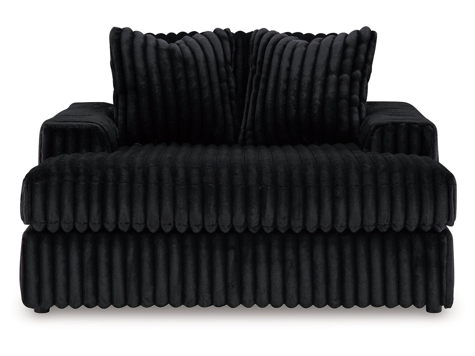 Midnight-Madness Onyx Super Chaise and Oversized Chaise (Online Special Price) - Ornate Home