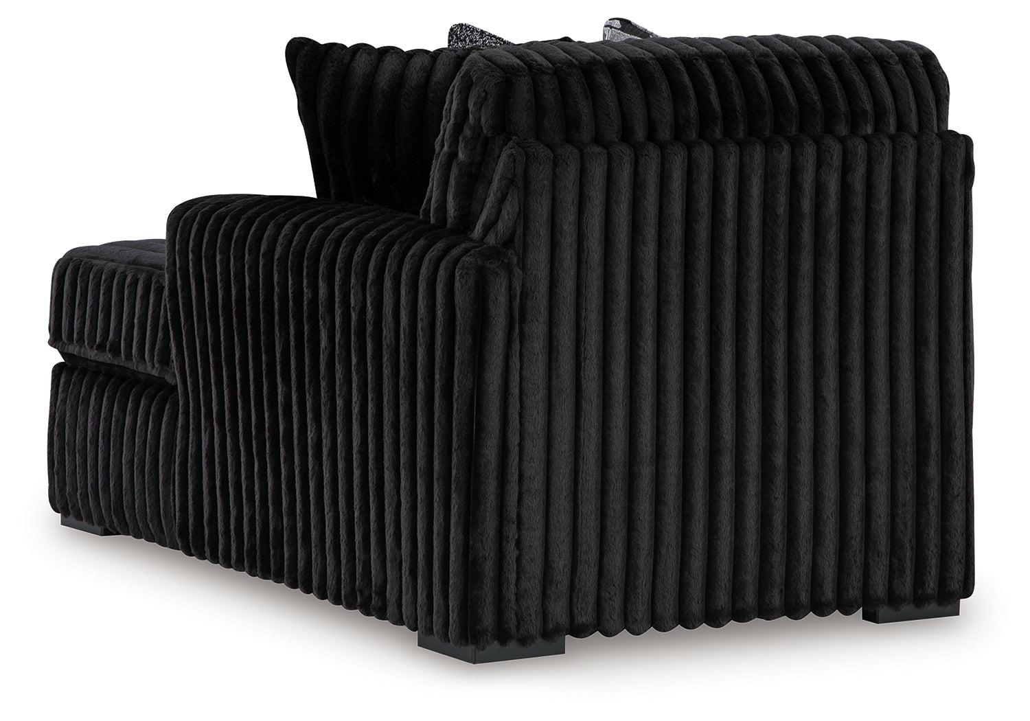 Midnight-Madness Onyx Super Chaise and Oversized Chaise (Online Special Price) - Ornate Home