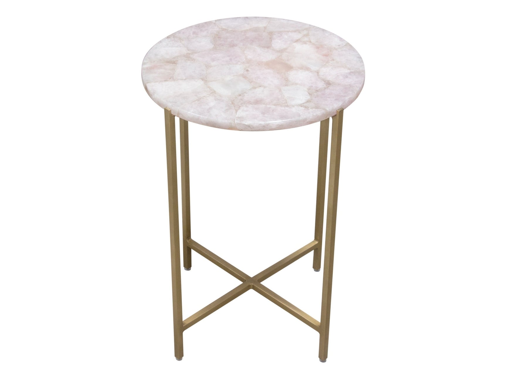 Mika Rose Round Accent Table - Ornate Home
