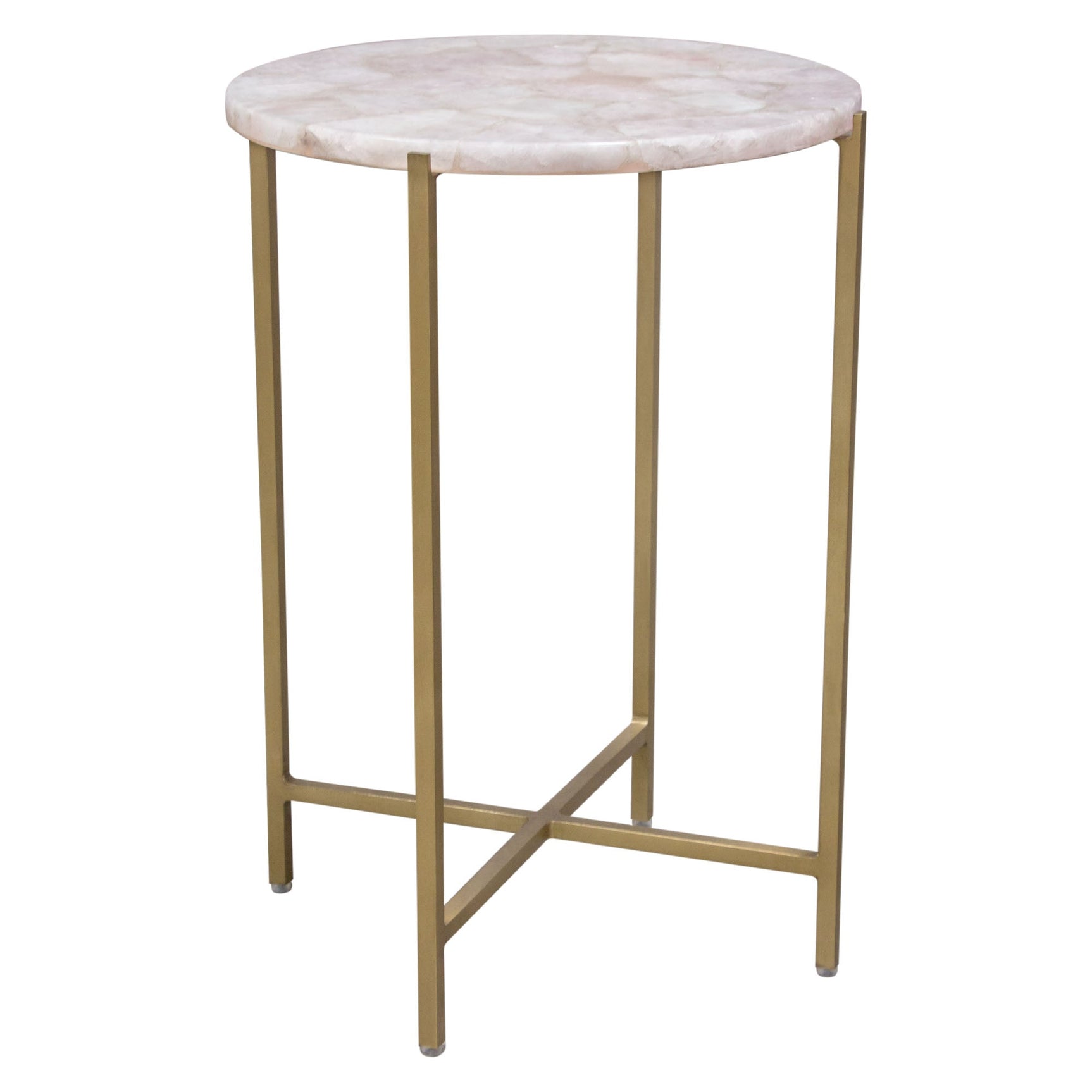 Mika Rose Round Accent Table - Ornate Home