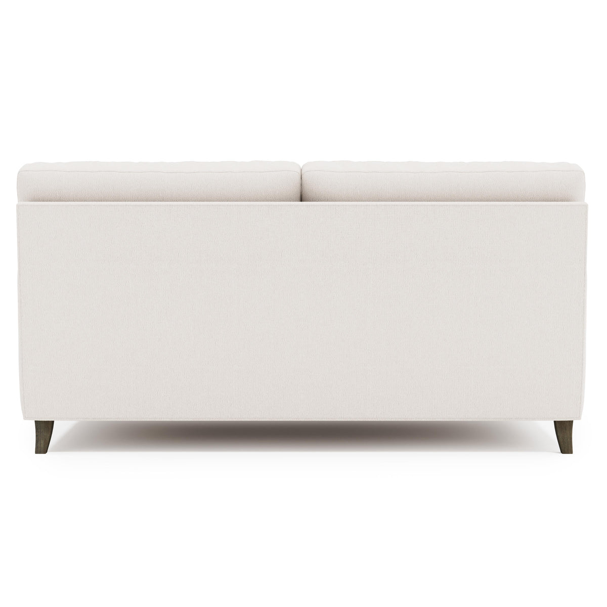 Mila Aged Grey Loveseat Without Pillows - Ornate Home
