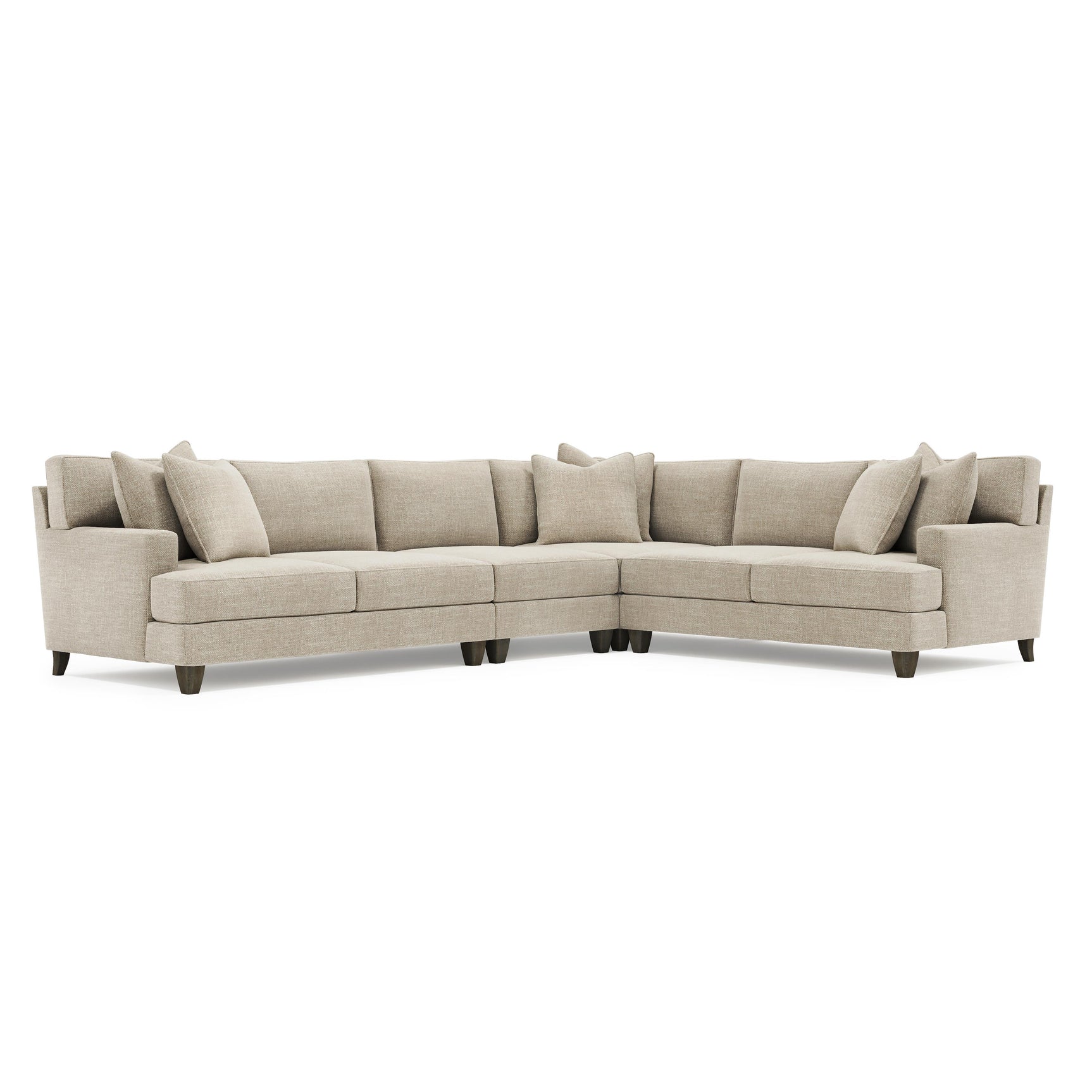 Mila Aged Grey Sectional - Ornate Home