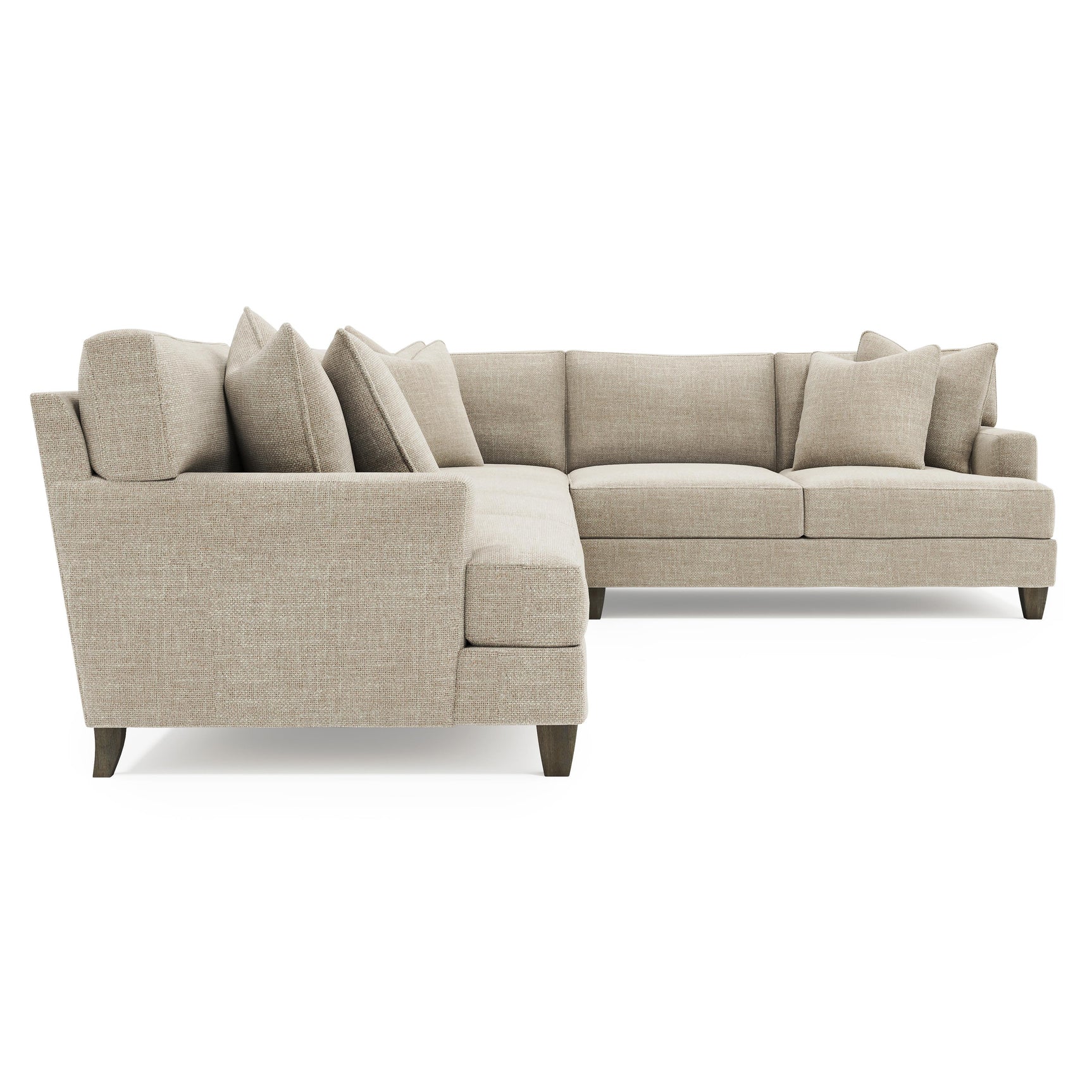 Mila Aged Grey Sectional - Ornate Home