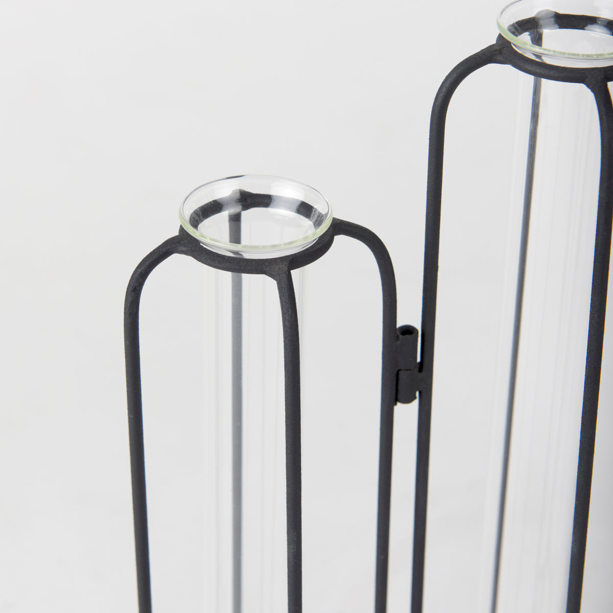 Mila Black Metal and Glass Decorative Accent - Ornate Home